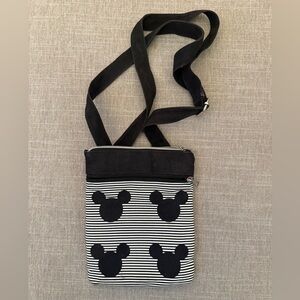 Disney Black and White Mickey Mouse Crossbody Bag